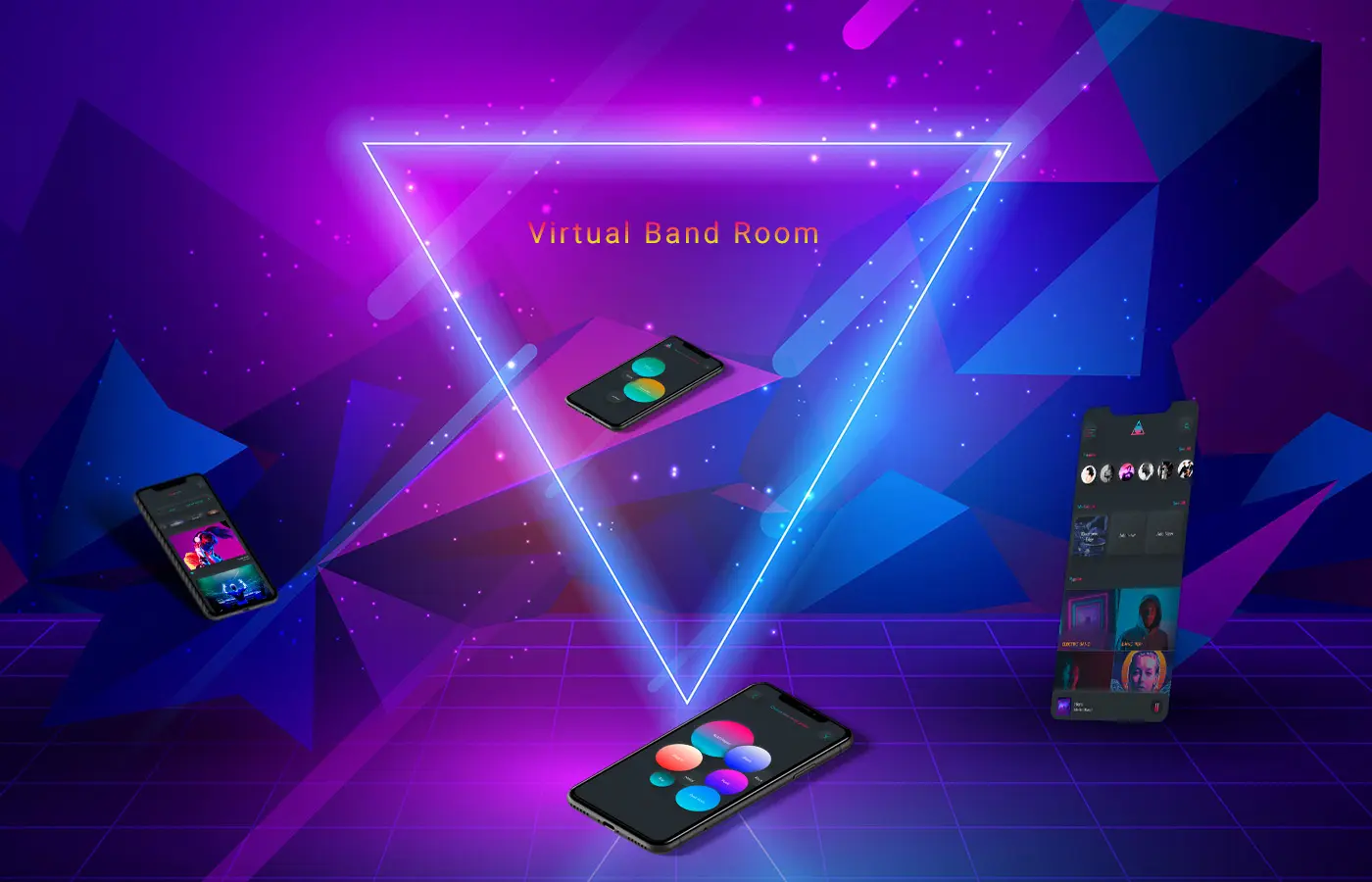 Virtual Bandroom App Concept